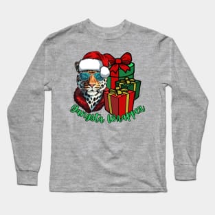 Gansta Wrapper Funny Christmas Design Long Sleeve T-Shirt